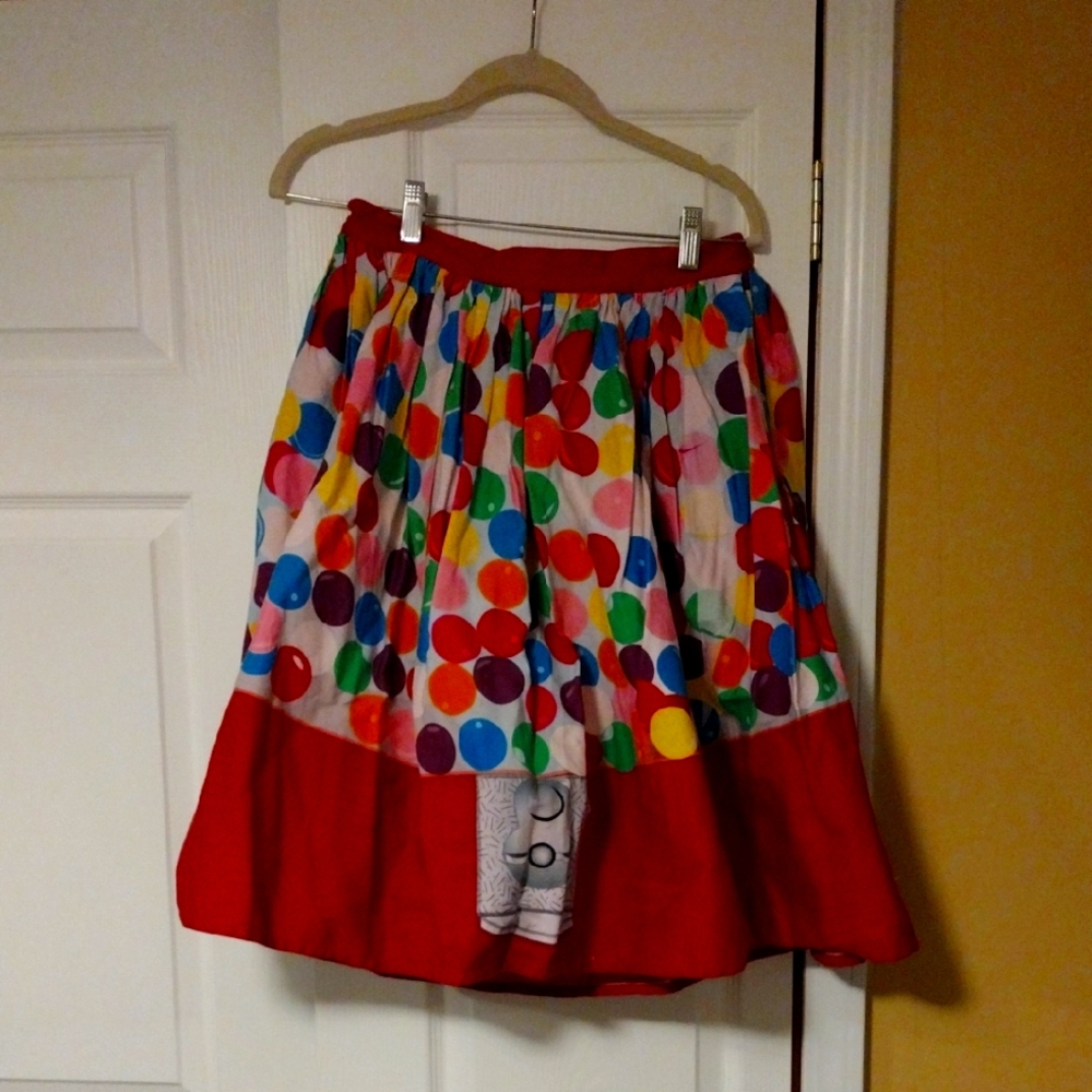 Unique Vintage gumball machine skirt size Large L.